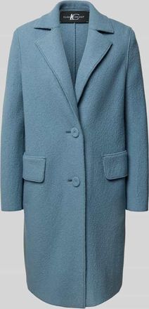 Luisa Cerano Luisa Cerano Mantel mit Reverskragen in Rauchblau, Größe 34