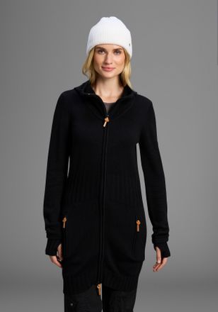 Kangaroos Kapuzenstrickjacke in schmeichelnder Longform