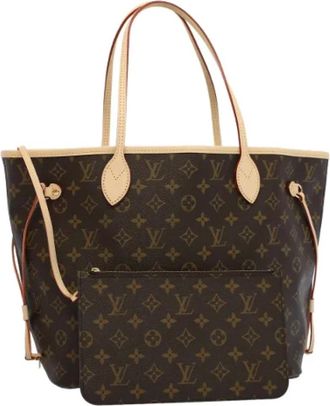 Louis Vuitton Pre-owned Canvas shoulder-bags - Dames - Vintage Shopper - Bruin - ONE Size - Vintage