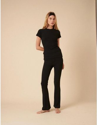 Nobody's Child Womens Raglan Tee - Black - Size: 10