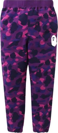A Bathing Ape Pantaloni sportivi camouflage - Viola