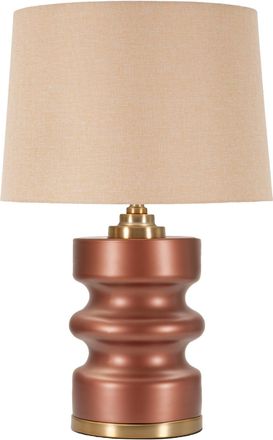 Mauro Ferretti Lámpara de mesa de cristal marrón ø 36,5x56,5 cm