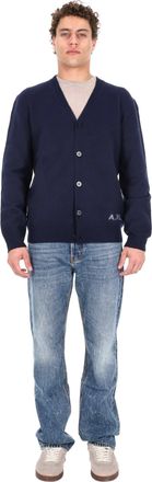 A.P.C. Pure Wool Logo Cardigan