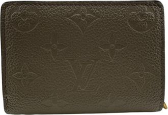 Louis Vuitton Monogram Empreinte Beige Monogram Empreinte Leather Wallet (Bi-Fold) (Pre-Owned)