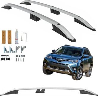 OEM Rieles De Techo Toyota Rav4 De 2013 A 2018 Plata