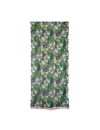 Jardideco Morel Cortina Mosquitera Verde 140 X 225 Cm Ligera