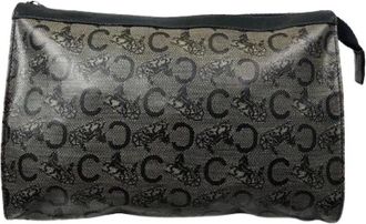 Celine Pre-owned Clutches, female, Black, Size: ONE SIZE Pre-owned Vintage Leather Clutch