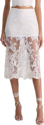 Alice & Olivia Alice + Olivia Medine Midi Slip Skirt