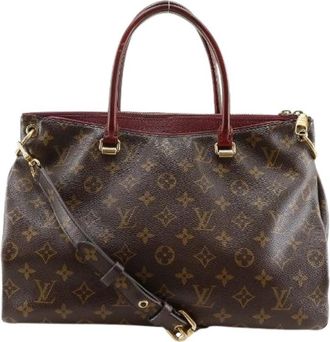 Louis Vuitton Pre-owned Pallas Monogram 2way Bag - Dames - Vintage Handtas - Bruin - ONE Size - Vintage