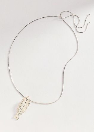 Anthropologie Fish Pendant Necklace