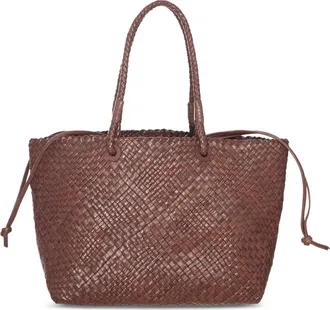Ibeliv Bazika Woven Leather Tote Bag
