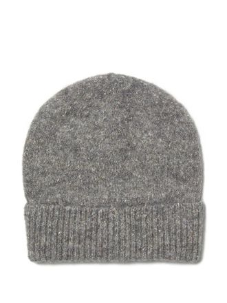 PESERICO speckled beanie - men - Fabric - M - Grey