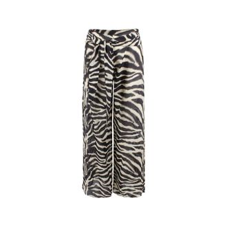 Ermanno Scervino Wide Trousers - female - Ermanno Scervino - Wide Trousers - Black - XS - Trousers