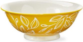 Tag Flora Yellow Stoneware Ramen Bowl 28 oz 7.8x7.8x3 in at Nordstrom