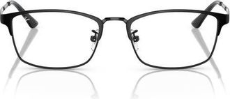 Ray-Ban 56mm Pillow Optical Glasses in Black at Nordstrom