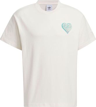 adidas originals V-Day Short Sleeve T-Shirt (Gender Neutral) Asia Sizing White JE3469