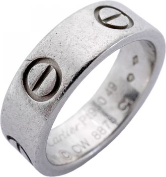Cartier Platinum 950 Band Ring (Pre-Owned)