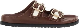 Birkenstock Arizona Bold Canvas - male - Birkenstock - Sliders - Brown - 8 UK - Shoes