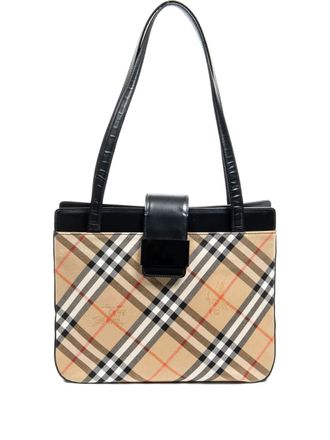 Burberry 2000 Nova-check tote bag - Neutrals
