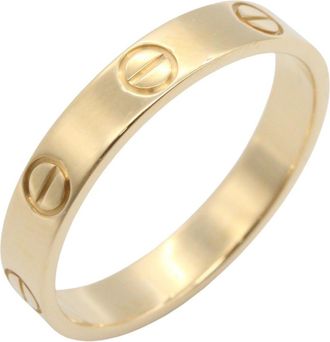 Cartier Gold Yellow Gold (18K) Band Ring (Pre-Owned)