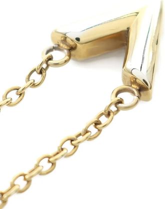 Louis Vuitton 2015 V-pendant necklace - women - Gold Plated Brass - One Size