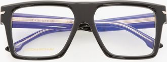 Victoria Beckham Sculpted Flat Top Frame In Black