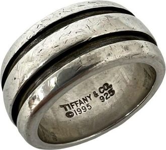 Tiffany & Co. Silver Silver 925 Band Ring (Pre-Owned)