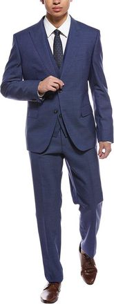 HUGO BOSS 2pc Wool Suit with Flat Front Pant