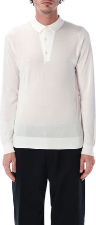 John Smedley T-Shirts und Polos Wei&szlig;