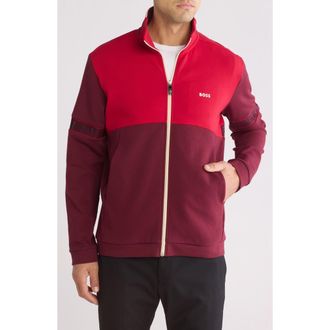 BOSS Skaz Zip Front Jacket in Dark Pink at Nordstrom Rack, Size Medium