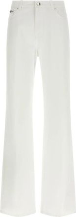Dolce & Gabbana Denim Jeans - Dames - Flared Jeans - Wit - S - Denim - Jeans