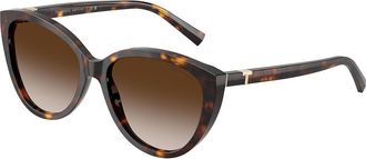 Tiffany & Co. TF4251F Asian Fit 80153B Womens Sunglasses Tortoiseshell Size 56