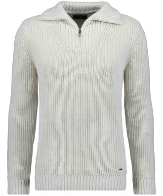 Ragman Rundhalspullover RAGMAN, Herren, Gr. 56, beige (ecru, 005), 100% Baumwolle, ohne Ausschnitt, Pullover Rundhalspullover