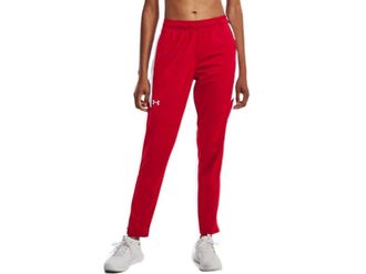 Under Armour Womens Rival Knit Pant, Red-white, XS