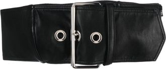 Moschino buckle-fastening bandeau top - women - Polyester/Acetate/Silk/Polyurethane Resin - 38 - Black