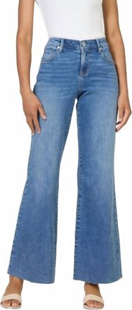 Dear John Denim Micah Mid Rise Wide Leg Jeans In Skagway