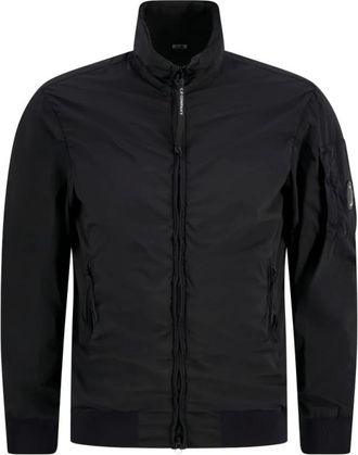 C.P. Company Light Jackets, male, Black, Size: 2XL C.p. Company Coats Black