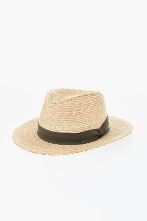 MONTEGALLO Raffia Fedora BOGART With Strap size L