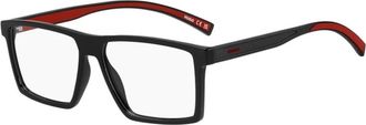 HUGO BOSS HG 1371 Rechthoekig Montuur - Heren - Accessoires - Zwart - Maat: 56 MM
