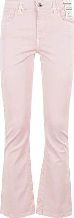 Re-hash Elegant Monica Z Jurk - Dames - Cropped Jeans - Roze - W25 - Katoen - Jeans