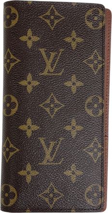 Louis Vuitton Brown Monogram Long Wallet (Bi-Fold) (Pre-Owned)