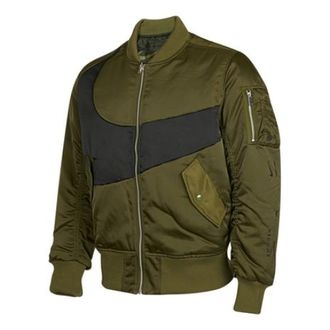 Nike Therma-FIT Synthetic Phil Reversible Bomber Jacket Asia Sizing Rough Green DD6056-326