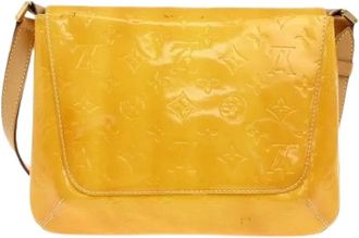 Louis Vuitton Pre-owned Shoulder Bags, female, Yellow, Size: ONE SIZE Pre-owned Vintage Shoulder Bag