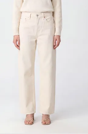 A Gold E Jeans Arc a gamba larga in denim di cotone riciclato