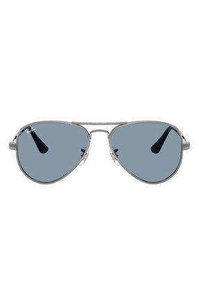 Ray-Ban The Aviator Max 58mm Pilot Sunglasses in Gunmetal /Blue at Nordstrom