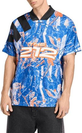 adidas FIFA World Cup 2026 New York Soccer Jersey in Black/Orange/Royal at Nordstrom, Size Xx-Large