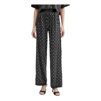 Pinko Pinko - Bastelli Sweatpants - Dames - Broeken - Grijs - Maat: XS Poliester