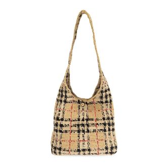 Burberry Margate Small Hobo Bag - Bags - Mujer - Beige - ONE SIZE