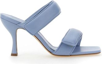 Gia Borghini Perni 03 - Dames - Muiltjes - Blauw - 36 EU - Leer - Schoenen