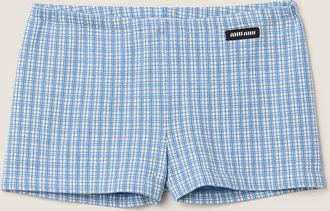 Miu Miu Cashmere and silk shorts